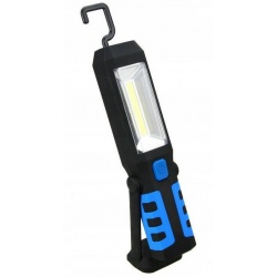 Lampa warsztatowa LED 3w1 akumulatorowa wieszak dioda COB latarka zaczep na magnes