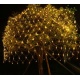 Świecąca siatka na drzewka taras lampki choinkowe LED 2 x 2,6m 160 lampek