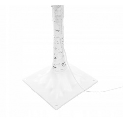 Białe drzewko ozdobne świecące brzoza lampki LED świąteczne 90cm