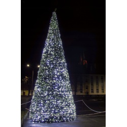 Sople lampki 500 LED zewnętrzne kurtyna możliwość łączenia białe kolorowe