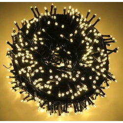 Lampki choinkowe 1000 LED 31V dekoracyjne na choinkę IP44 zewnętrzne 8 programów