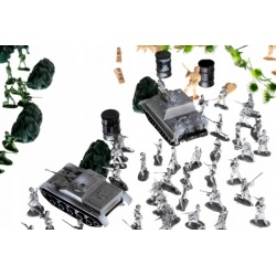 Figurki do zabawy baza wojskowa ogromny zestaw żołnierzyki wojsko armia XXL