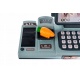 Kasa sklepowa dla dzieci kalkulator mikrofon produkty koszyk taśma zestaw XXL