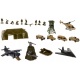 Baza wojskowa figurki czołg samolot lotnisko żołnierzyki wojsko armia