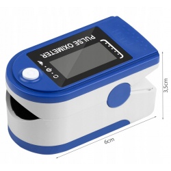 Pulsoksymetr przenośny napalcowy medyczny pulsometr tętno Oximeter na baterie