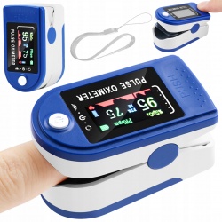 Pulsoksymetr przenośny napalcowy medyczny pulsometr tętno Oximeter na baterie