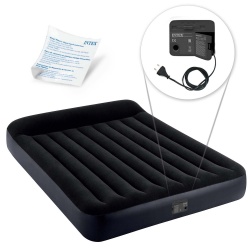 Materac dmuchany Pillow Rest z pompką wbudowaną 203 x 152 x 25 cm INTEX 64150