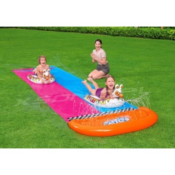Dwuosobowa ślizgawka 2 x lama tor wodny do ślizgania 488 cm Bestway 52320