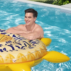 Pływająca wyspa słońce w basenie 226 cm Bestway 43391 rozmiar XXL