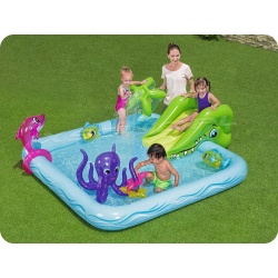 Plac zabaw wodny dmuchany Akwarium 239 x 206 x 86 cm Bestway 53052