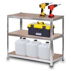 Metalowy regał magazynowy 222 x 110 x 50 cm obciążenie do 900 kg 6 półek