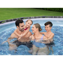 Basen ogrodowy Bestway 5614Z okrągły stelażowy 427 x 107 cm 11w1 grafit