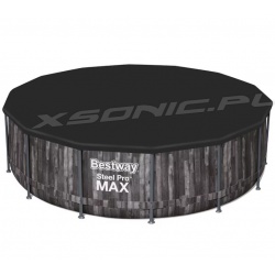 Basen ogrodowy Bestway 5614Z okrągły stelażowy 427 x 107 cm 11w1 grafit
