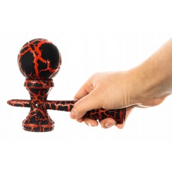 Japońska gra zręcznościowa drewniana Kendama piłka na sznurku trzpień