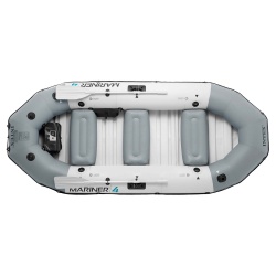 Ponton 3-osobowy INTEX Mariner 4 Set 328 x 145 x 48 cm zestaw 68376