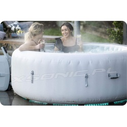 Dmuchane Spa PARIS z masażem Bestway 60013 podświetlenie LED 196 x 66 cm