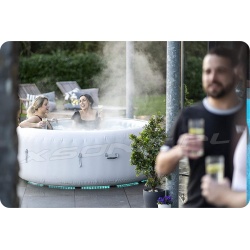Dmuchane Spa PARIS z masażem Bestway 60013 podświetlenie LED 196 x 66 cm