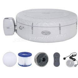 Dmuchane Spa PARIS z masażem Bestway 60013 podświetlenie LED 196 x 66 cm