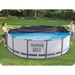 Pokrywa do basenu stelażowego średnica 366 cm 58037 Bestway