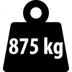 Metalowy regał magazynowy 180 x 90 x 40 cm biały obciążenie do 875 kg 5 półek