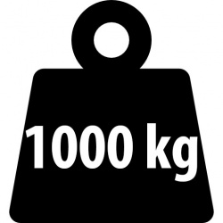 Metalowy regał magazynowy 150 x 75 x 30 cm obciążenie do 1000 kg 5 półek