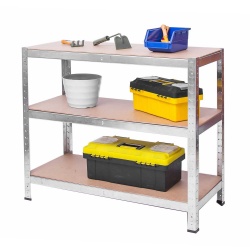 Metalowy regał magazynowy 150 x 75 x 30 cm obciążenie do 1000 kg 5 półek