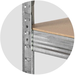 Metalowy regał magazynowy 205 x 120 x 45cm obciążenie do 1000 kg 6 półek