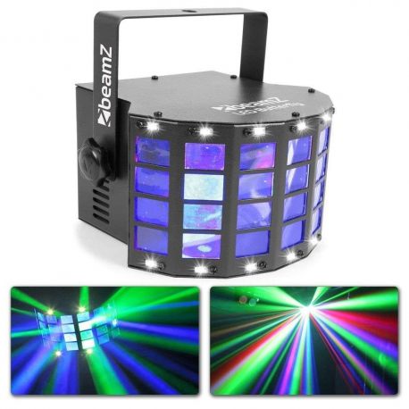 Efekt Derby LED BeamZ Butterfly dyskotekowe oświetlenie stroboskop wiązki światła