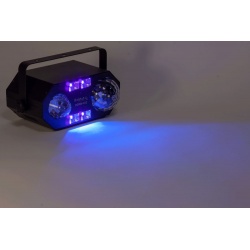 Efekt świetlny Ibiza 4-IN-1 COMBI-FX2 Astro UV waterwave oraz stroboskop