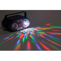 Efekt świetlny Ibiza 4-IN-1 COMBI-FX2 Astro UV waterwave oraz stroboskop
