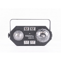Efekt świetlny Ibiza 4-IN-1 COMBI-FX2 Astro UV waterwave oraz stroboskop