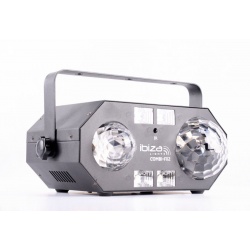 Efekt świetlny Ibiza 4-IN-1 COMBI-FX2 Astro UV waterwave oraz stroboskop
