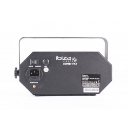 Efekt świetlny Ibiza 4-IN-1 COMBI-FX2 Astro UV waterwave oraz stroboskop