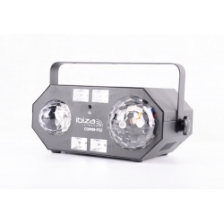 Efekt świetlny Ibiza 4-IN-1 COMBI-FX2 Astro UV waterwave oraz stroboskop