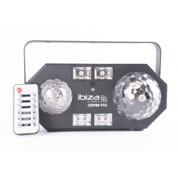 Efekt świetlny Ibiza 4-IN-1 COMBI-FX2 Astro UV waterwave oraz stroboskop