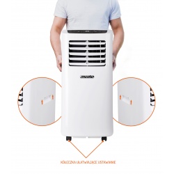 Klimatyzator 5000 BTU do pomieszczeń 25 metrów kwadratowych Mesko MS 7911