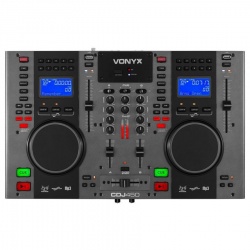 Podwójny odtwarzacz CD MP3 2 x USB oraz Bluetooth mikser Vonyx CDJ450