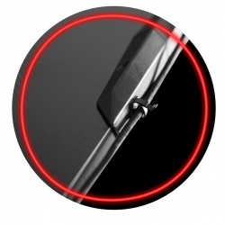 Biurko komputerowe dla graczy gamingowe oświetlenie LED pilot uchwyt na słuchawki