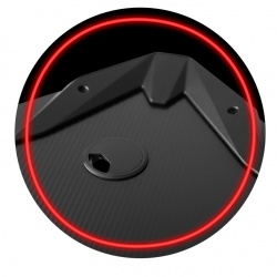 Biurko komputerowe dla graczy gamingowe oświetlenie LED pilot uchwyt na słuchawki