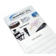 Magnes z notatnikiem na lodówkę Lista Zakupów notes firmowy Xsonic