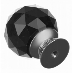 Gałka kryształowa uchwyt do mebli kula 30mm meblowy kryształ dwa kolory