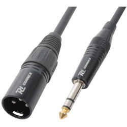 Kabel sygnałowy XLR (m) - Jack 6,3 mm PD Connex długość 3 metrów