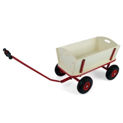 Transportowy wózek z plandeką do prac ogrodowych 100 kg ładowności