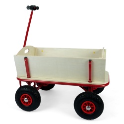 Transportowy wózek z plandeką do prac ogrodowych 100 kg ładowności
