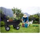 Wózek ogrodowy taczka ogrodowa do prac domowych plastikowa 75 litrów
