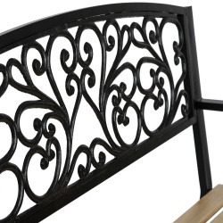 Ławka parkowa z oparciem 122 x 88,5 x 55,5 cm Iwonka ławka ogrodowa