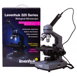 Monokularowy mikroskop cyfrowy Levenhuk D320L BASE 3M laboratoryjny mikroskop monokularowy z kamerą cyfrową