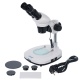 Dwuokularowy mikroskop Levenhuk 4ST powiększenie 20–40x zakres pracy 130 mm