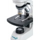 Monokularowy mikroskop Levenhuk 400M powiększenie 40–400x głowica monokularowa obiektywy achromatyczne