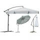 Składany parasol ogrodowy o średnicy 350 cm 8 segmentów stalowa rama
